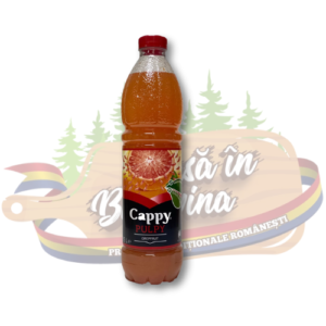 Suc necarbogazos cu pulpa de Grapefruit - Cappy Pulpy - 1,5 l