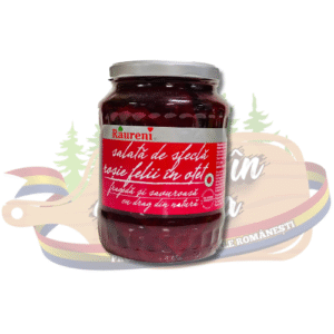 Salată de sfeclă roșie, felii în oțet - Răureni - 680g