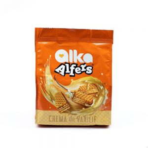 Napolitane  cu crema de vanilie   Alka Alfers - 180 g