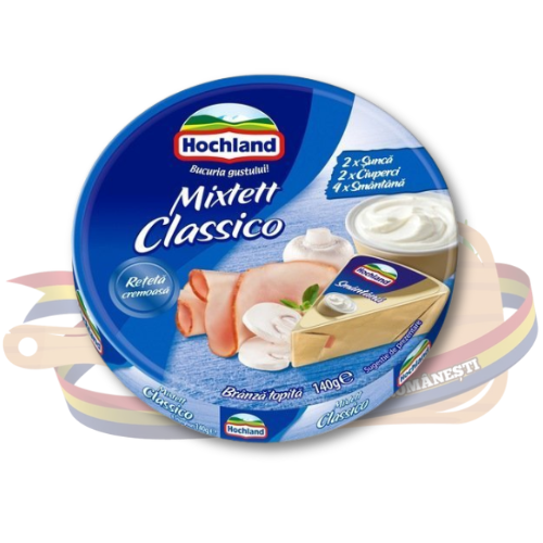 Brânză topită mixtett clasic triunghiuri - Hochland - 140 g