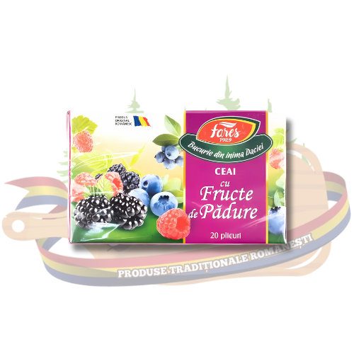 Ceai cu fructe de pădure - Fares - cutie 20 plicuri