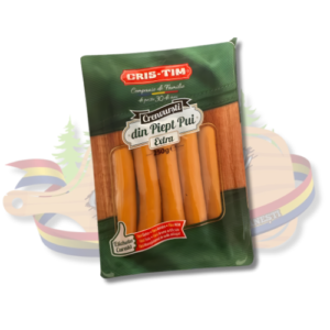 Crenvurști piept de pui Extra – Cris-Tim – 250 g