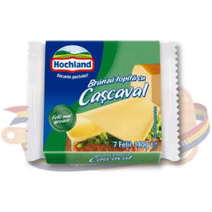 Brânză topită felii cu Cascaval - Hochland - 140 g