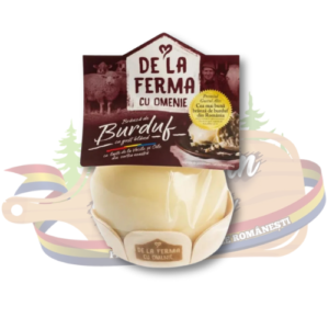 Brânză de burduf cu gust bland -350g -Ferma cu omenie -