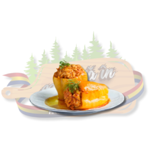 Ardei umpluți – 4 bucăți - aprox. 500 g