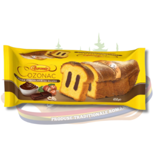 Cozonac cu cremă de Ciocolată cu Alune - Boromir - 450 g