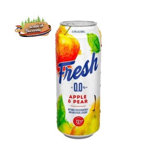 Fresh  Bere Blondă fără Alcool cu Aromă de Măr și Pară, 0.5 l