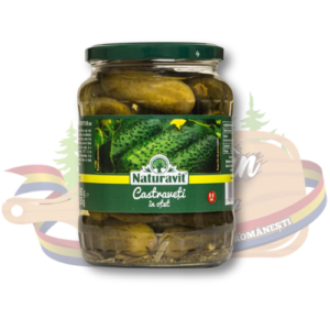 Castraveti in Otet 3-6 cm - Naturavit - 680g