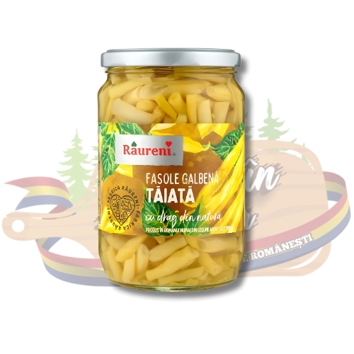 Fasole galbenă tăiată - Râureni- 690g