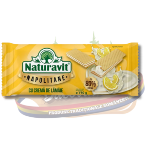 Napolitane cu crema de lămâie - Naturavit - 170 g