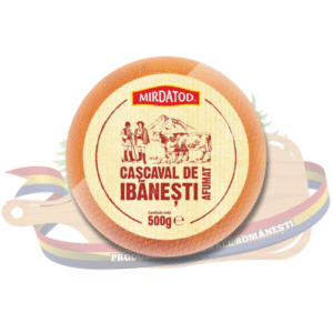 Cașcaval afumat – Ibănești – 500 g