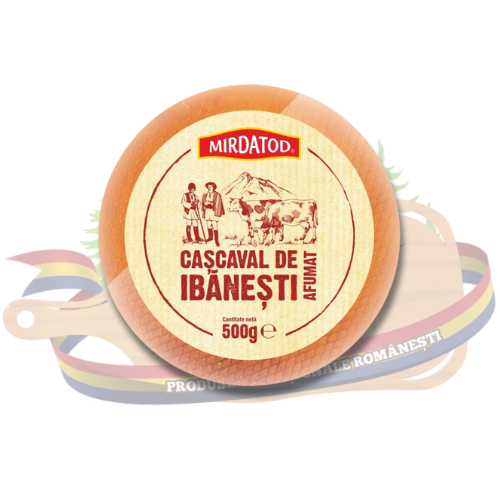 Cașcaval afumat – Ibănești – 500 g