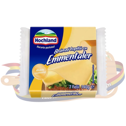 Branza topita felii cu Emmentaler - Hochland - 140 g