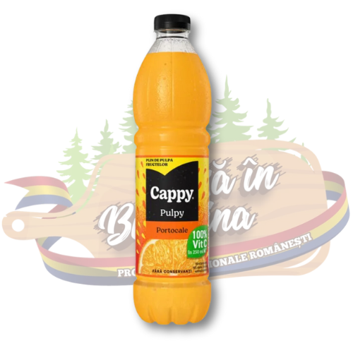 Suc necarbogazos cu pulpa de Portocale – Cappy Pulpy – 1,5 l
