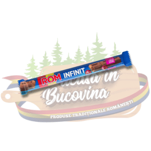 Baton infinit rom, biscuiti si cirese amare - Rom autentic - 38g