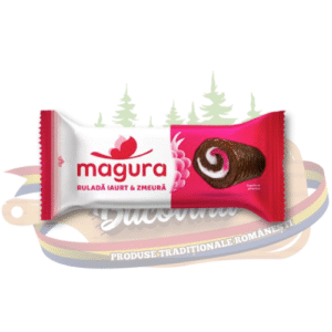 Prajitura rulada de iaurt si zmeura - Magura - 35g