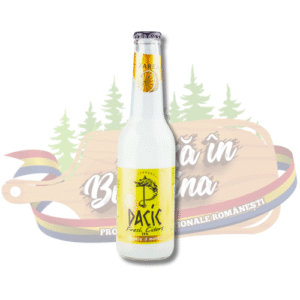 Cidru cu aromă de lămâie și mentă – Dacic Romanian Ciders – 0,275 L