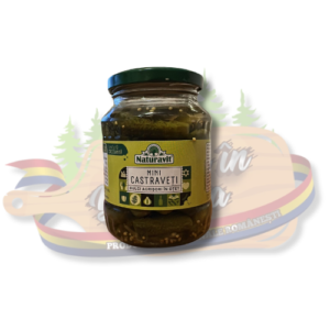 Mini castraveți dulci-acrișori în oțet – 370 ml