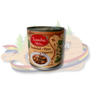 Tocăniță de porc gătită cu ciuperci – Scandia Sibiu – 400 g