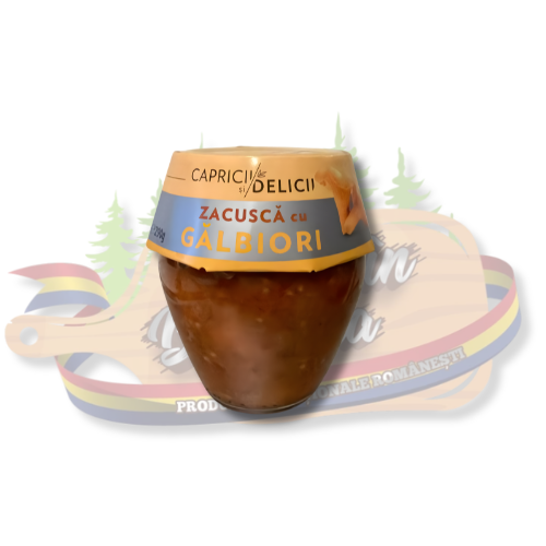Zacuscă cu gălbiori – Capricii și Delicii – 290 g