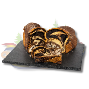 Cozonac cu ciocolată și cocos – 800 g